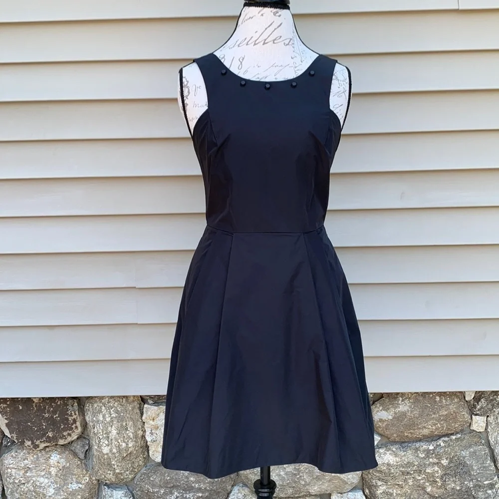 Bcbgeneration studded black fit & flare dress - Picture 3 of 16